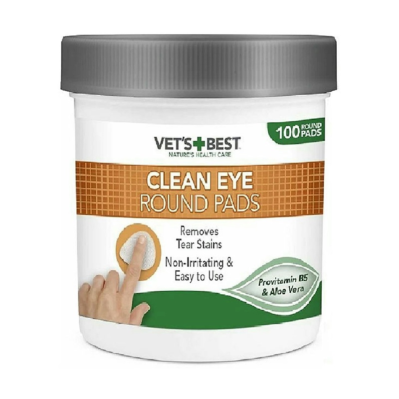 پد پاک‌کننده دور چشم سگ وتس بست Vet's Best Eye Relief Dry بسته 100 عددی