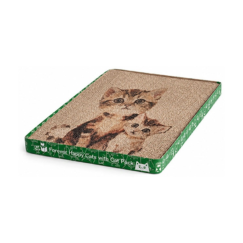 اسکرچر مقوایی تخت گربه کت پک Cat Pack Flat Cardboard Cat Scratcher