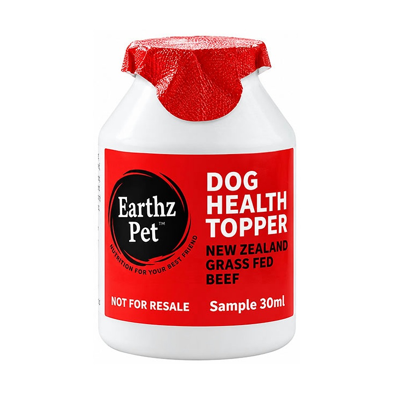 تاپینگ غذای سگ ارسز پت با طعم گوشت گاو Earthz Pet Health Topper حجم 30 میلی لیتر
