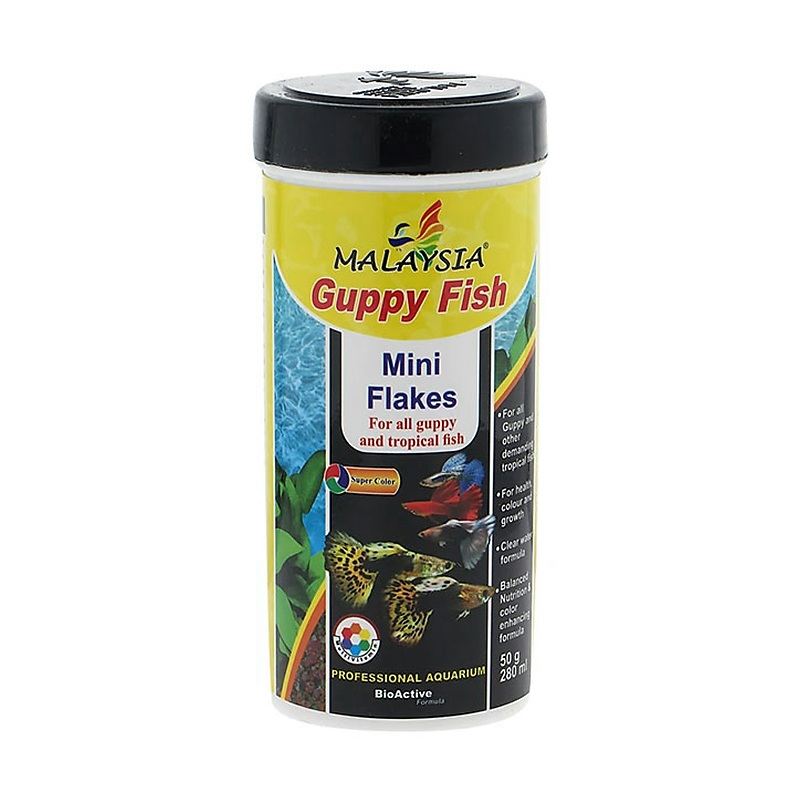 غذای ماهی گوپی مالزی Malaysia Guppy Aquarium وزن 26 گرم