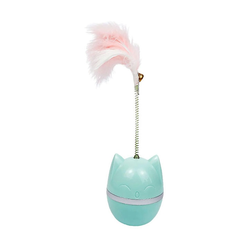 اسباب‌بازی تعادلی و چرخشی گربه تمی با پر و زنگوله Tmay 360° Rotating Interactive Swing Ball