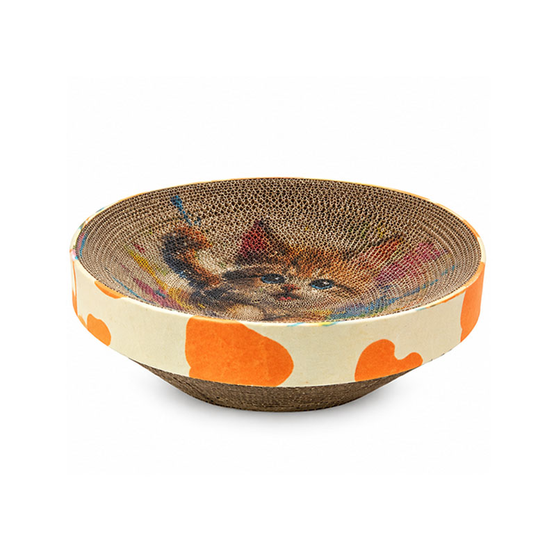 جای خواب و اسکرچر کاسه‌ای گربه کت پک Cat Pack Cat Bed