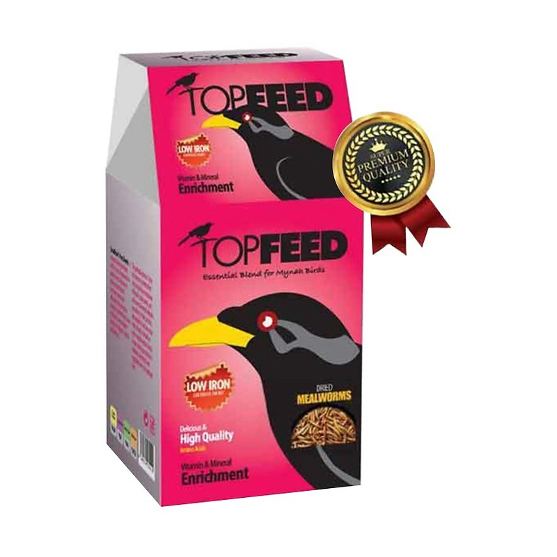 غذای خشک مرغ مینا تاپ فید مدل Mynah MealWorm وزن 1 کیلوگرم