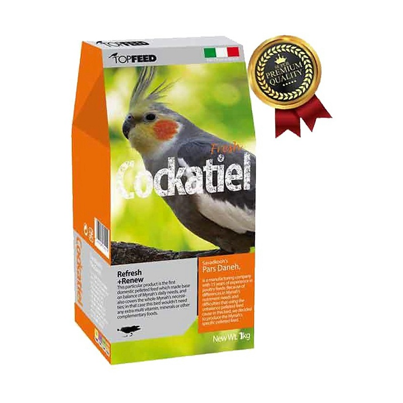 پلت ویژه عروس هلندی تاپ فید مدل Cockatiels Nuts وزن 1 کیلوگرم
