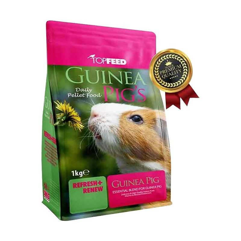 غذای خشک خوکچه هندی تاپ فید مدل GuineaPigs Daily PelletFood وزن 1 کیلوگرم