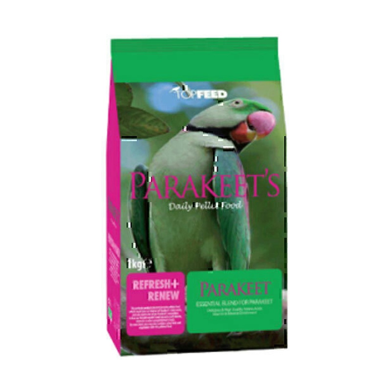 غذای خشک طوطی سبز تاپ فید TopFeed Parakeet's وزن 1 کیلوگرم