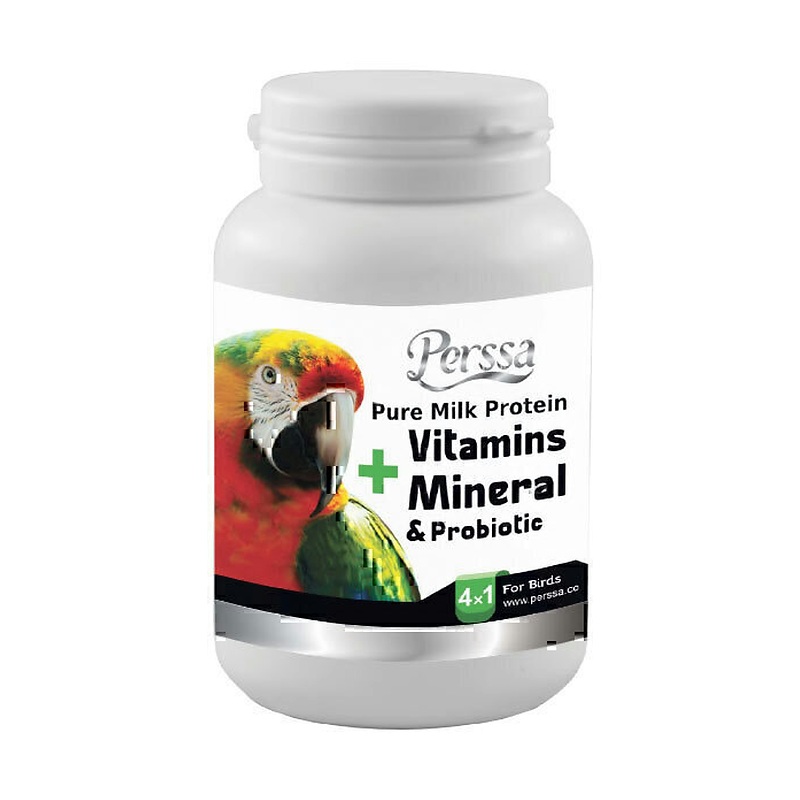 پودر مینرال و مولتی ویتامین پرندگان پرسا Persa Vitamins & Mineral Powder وزن 200 گرم