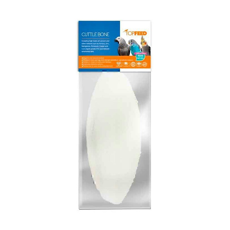 استخوان ماهی مرکب پرندگان تاپ فید Topfeed Cuttle Bone وزن 200 گرم