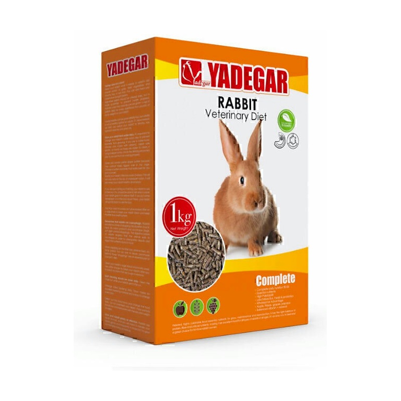 خوراک پلت خرگوش یادگار Yadegar Rabbit Veterinary Pallet Diet وزن 1 کیلوگرم