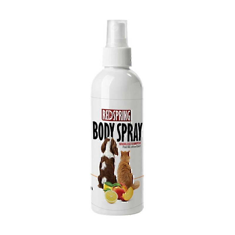 محلول ضد عفونی کننده بدن رداسپرینگ با عصاره لیمو و هلو Redspring Body Spray حجم 150 میلی لیتر