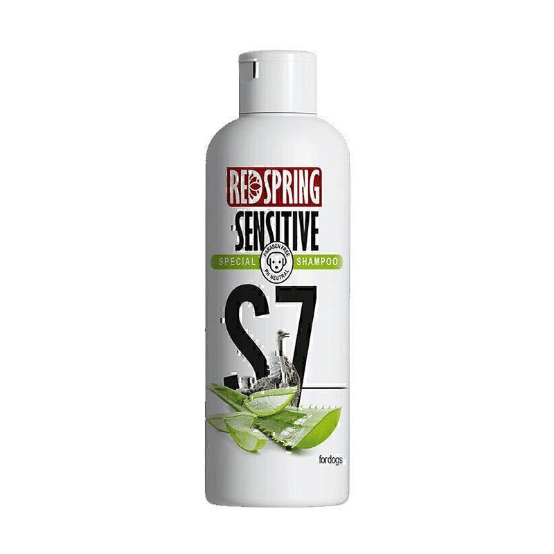 شامپو سگ S7 مخصوص مو‌های حساس رداسپرینگ Redspring Sensitive Shampoo S7 حجم 300 میلی لیتر