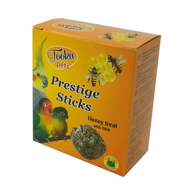تشویقی پرندگان توکا پت با طعم عسل Tooka Pets Prestige Sticks Honey Treat