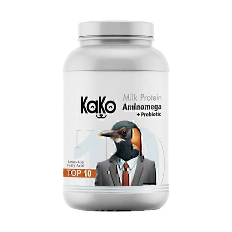 پودر اسید امینه و امگا پرندگان زینتی کاکو مدل تاپ تن Kako Aminomega Powder وزن 200 گرم
