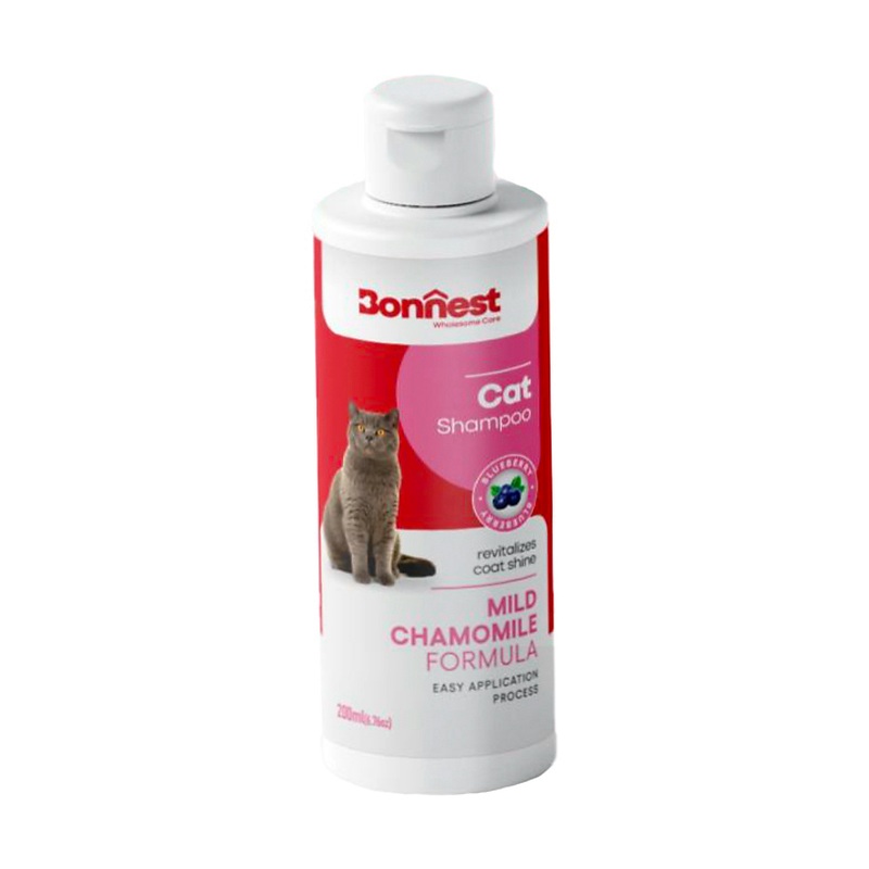 شامپو مخصوص گربه بونست با رایحه بلوبری Bonnest Cat Shampoo With Blueberry حجم 200 میلی لیتر